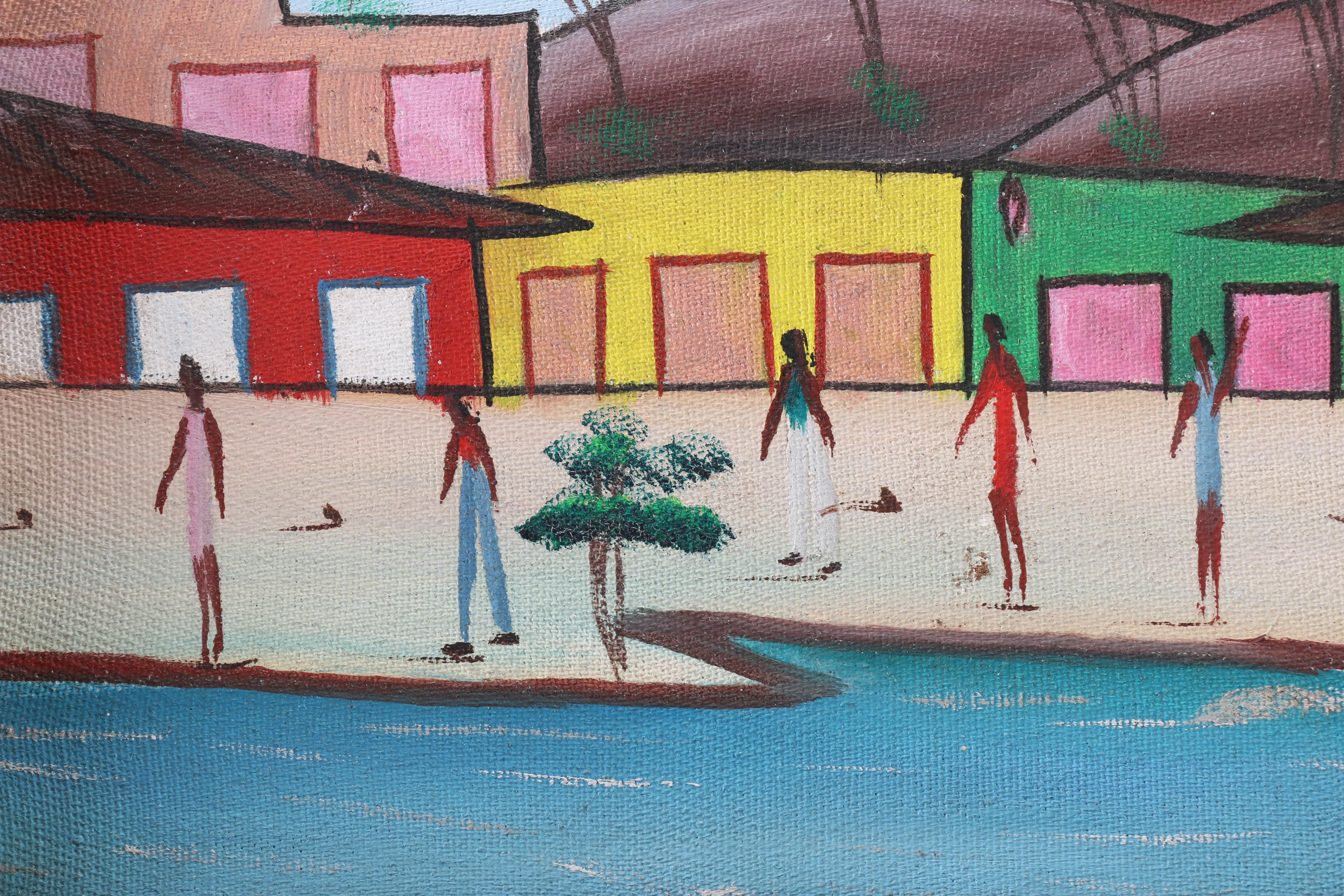 Jean Marc Francois Oil Paintings of Scenes of Haiti