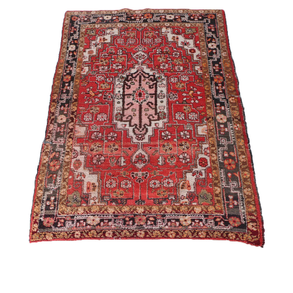 Handwoven Heriz Area Rug