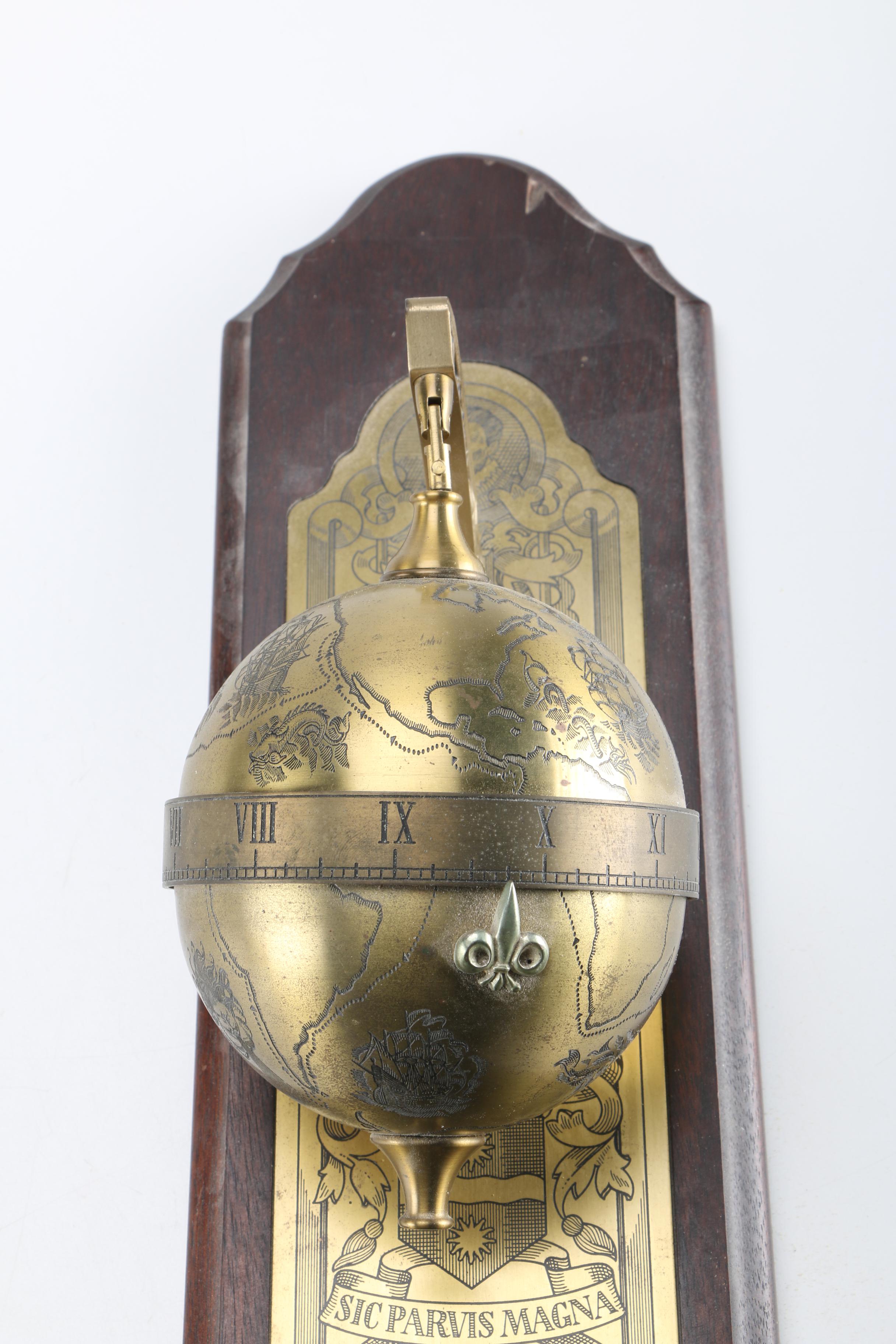 Sir Francis Drake Reed Brass Falling Ball Clock