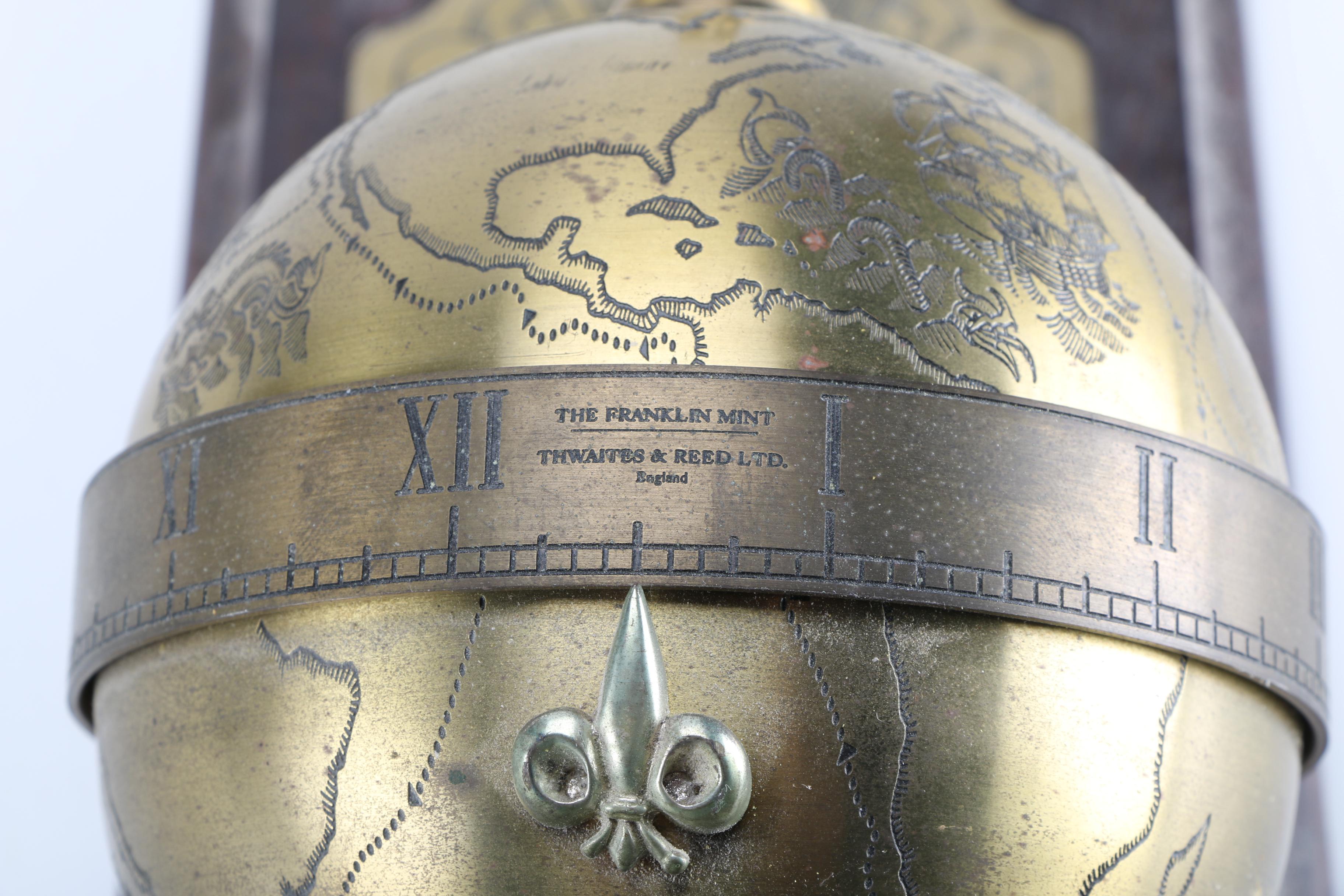 Sir Francis Drake Reed Brass Falling Ball Clock