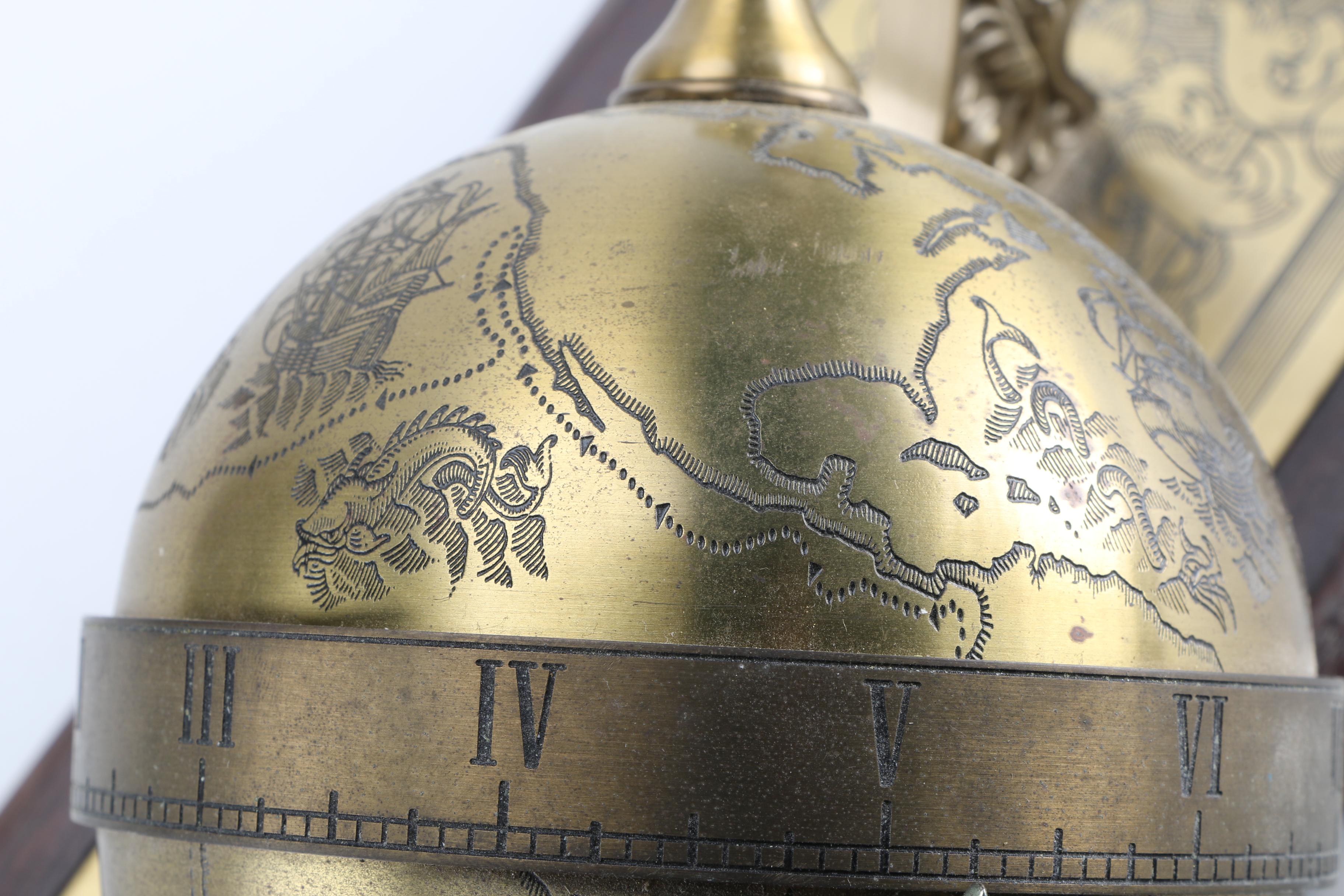 Sir Francis Drake Reed Brass Falling Ball Clock