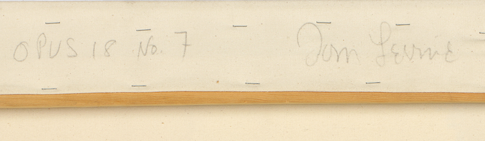 Tom Levine Oil Painting on Canvas "Opus 18 No. 7"