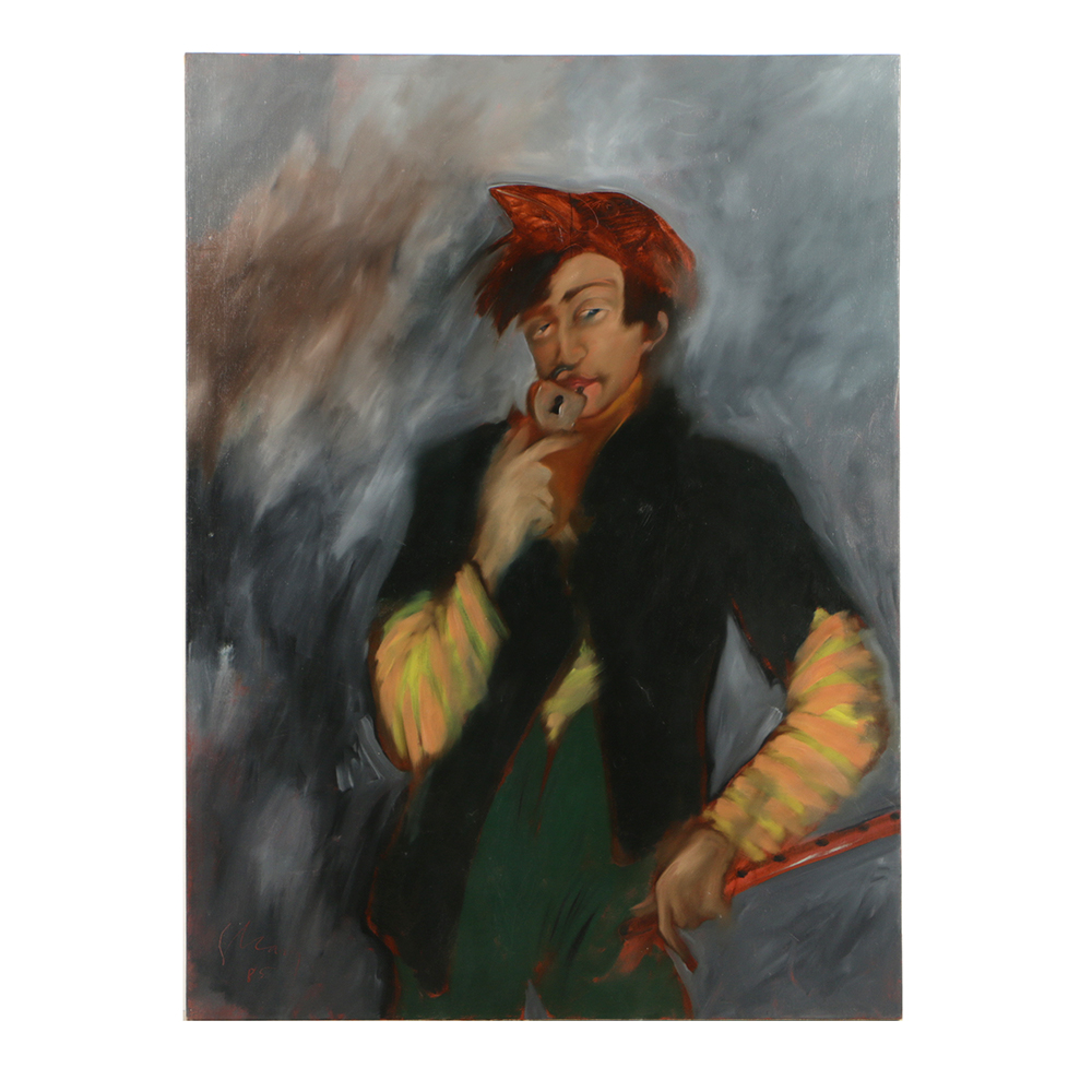 Stephen Ray Oil Painting on Canvas "Papageno, Padlocked"