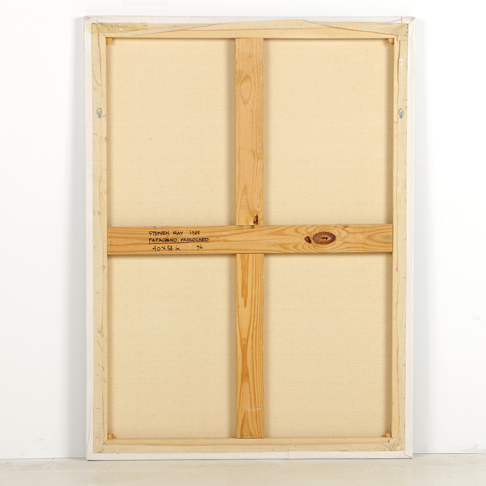 Stephen Ray Oil Painting on Canvas "Papageno, Padlocked"