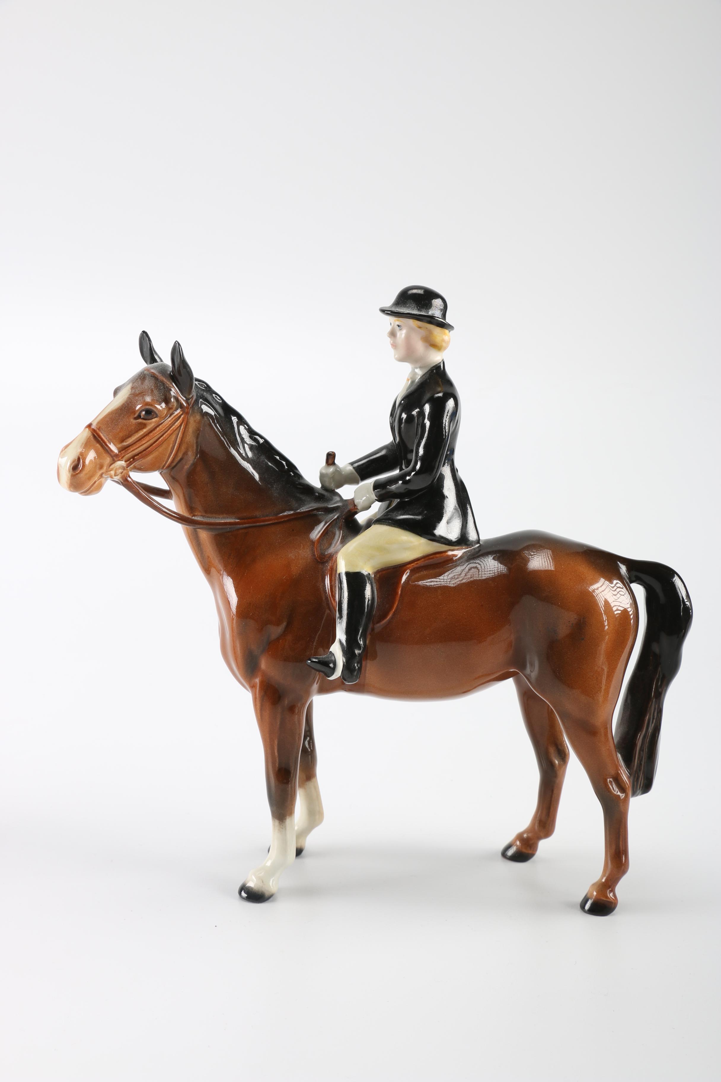 Group of Beswick Fox Hunting Figurines