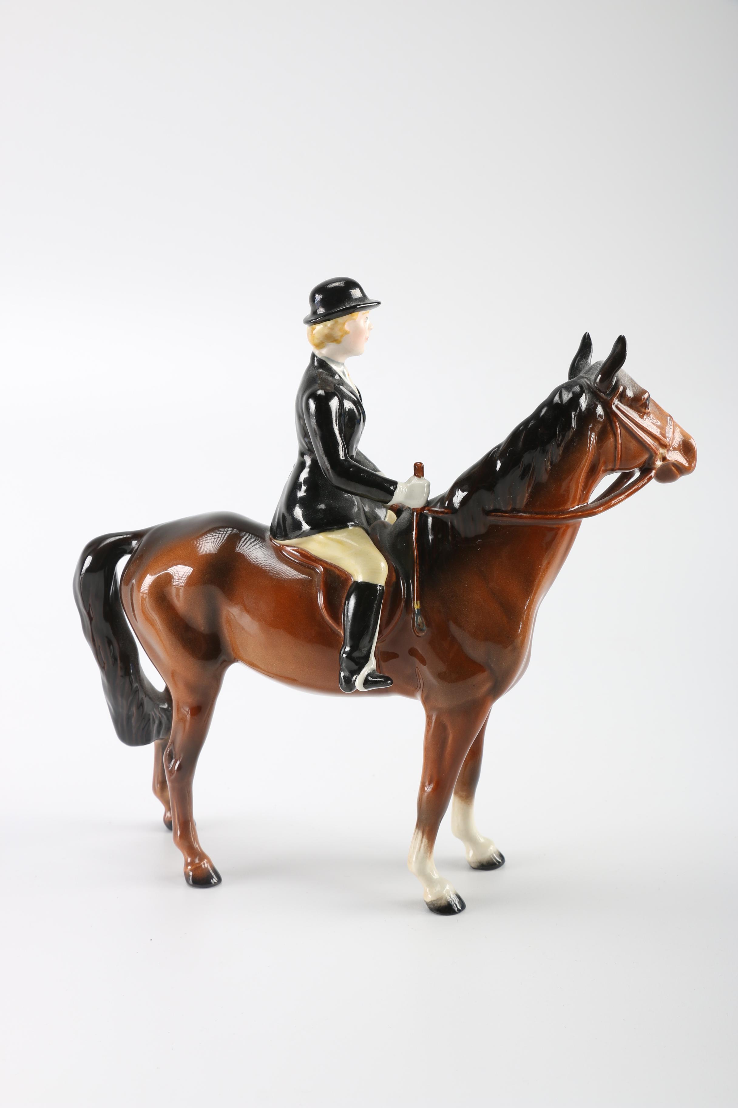 Group of Beswick Fox Hunting Figurines