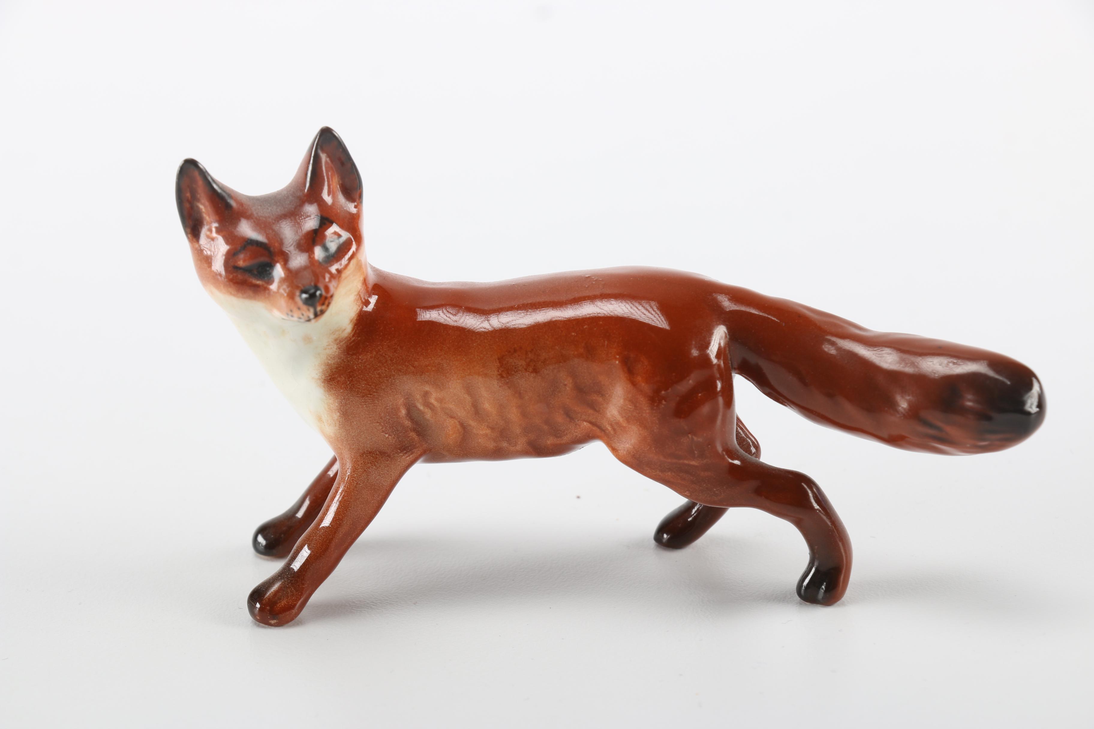 Group of Beswick Fox Hunting Figurines