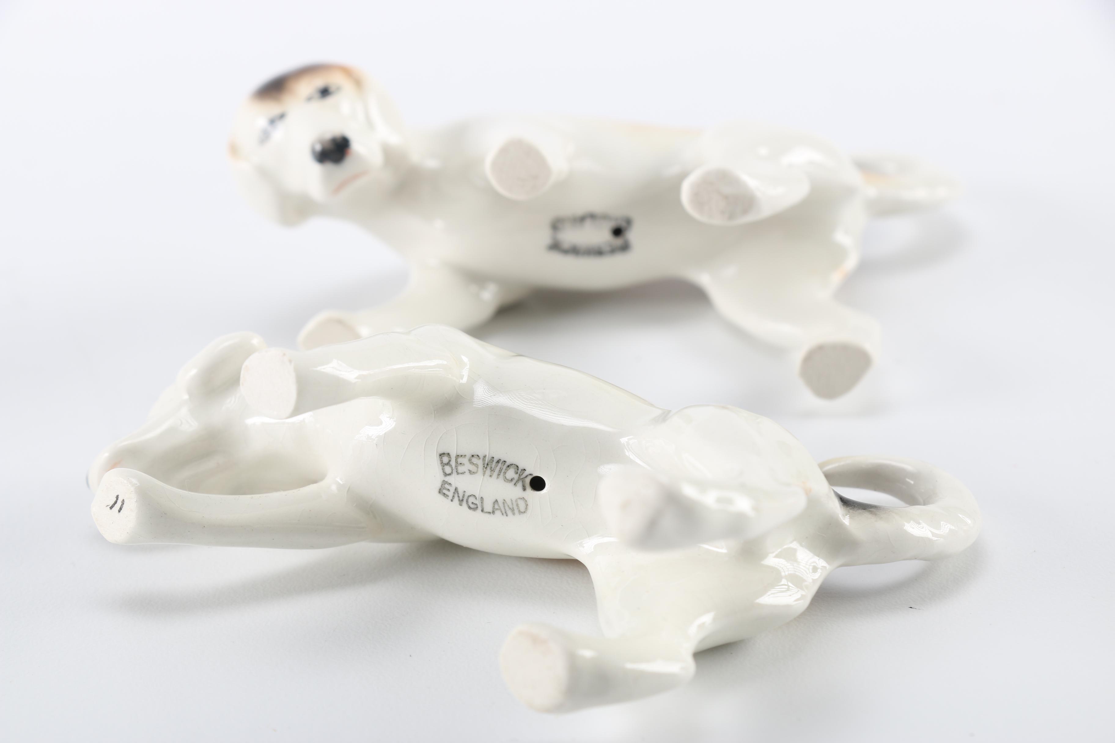 Group of Beswick Fox Hunting Figurines