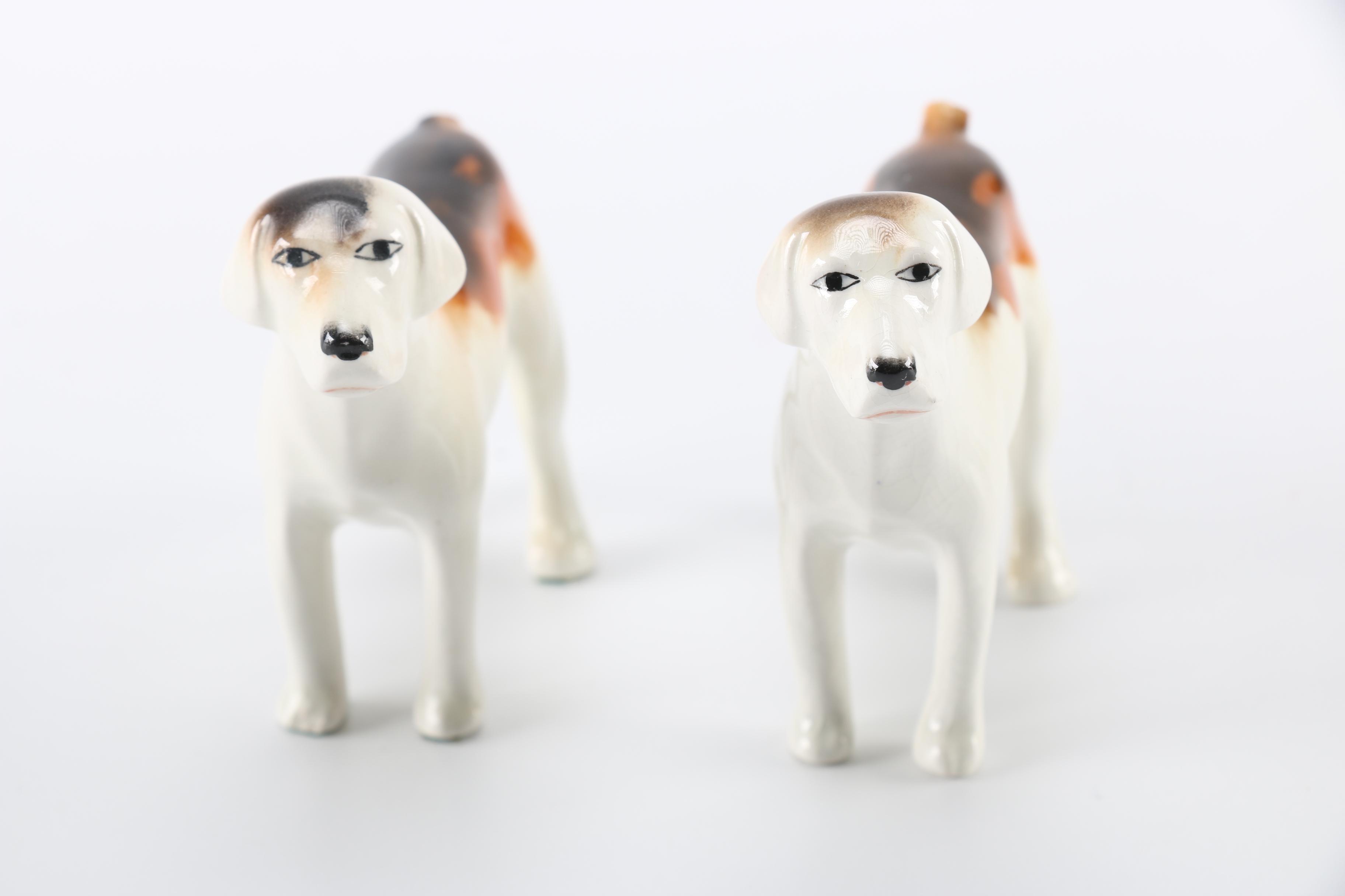 Group of Beswick Fox Hunting Figurines