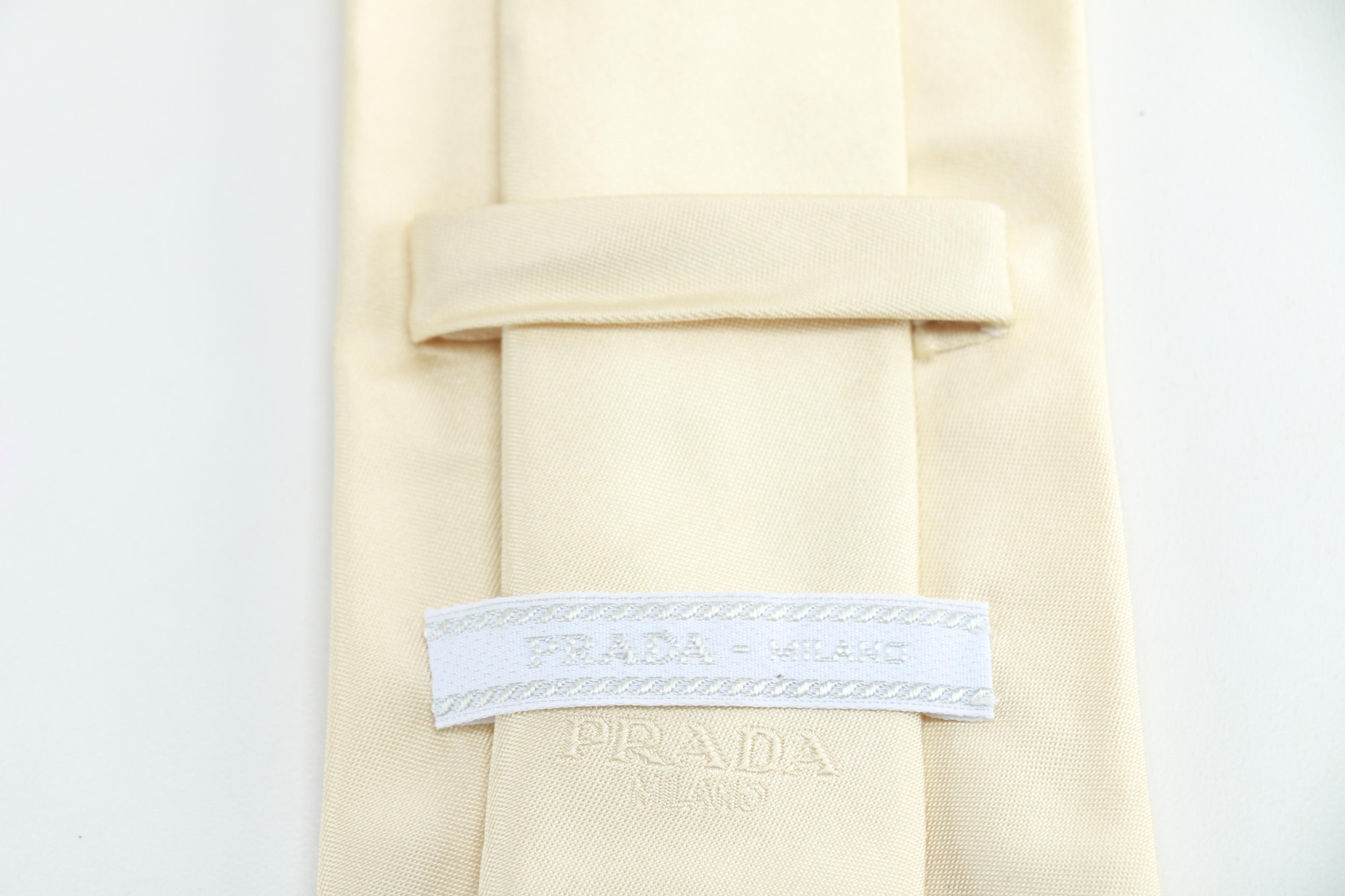 Prada Tie and Vintage Scarf