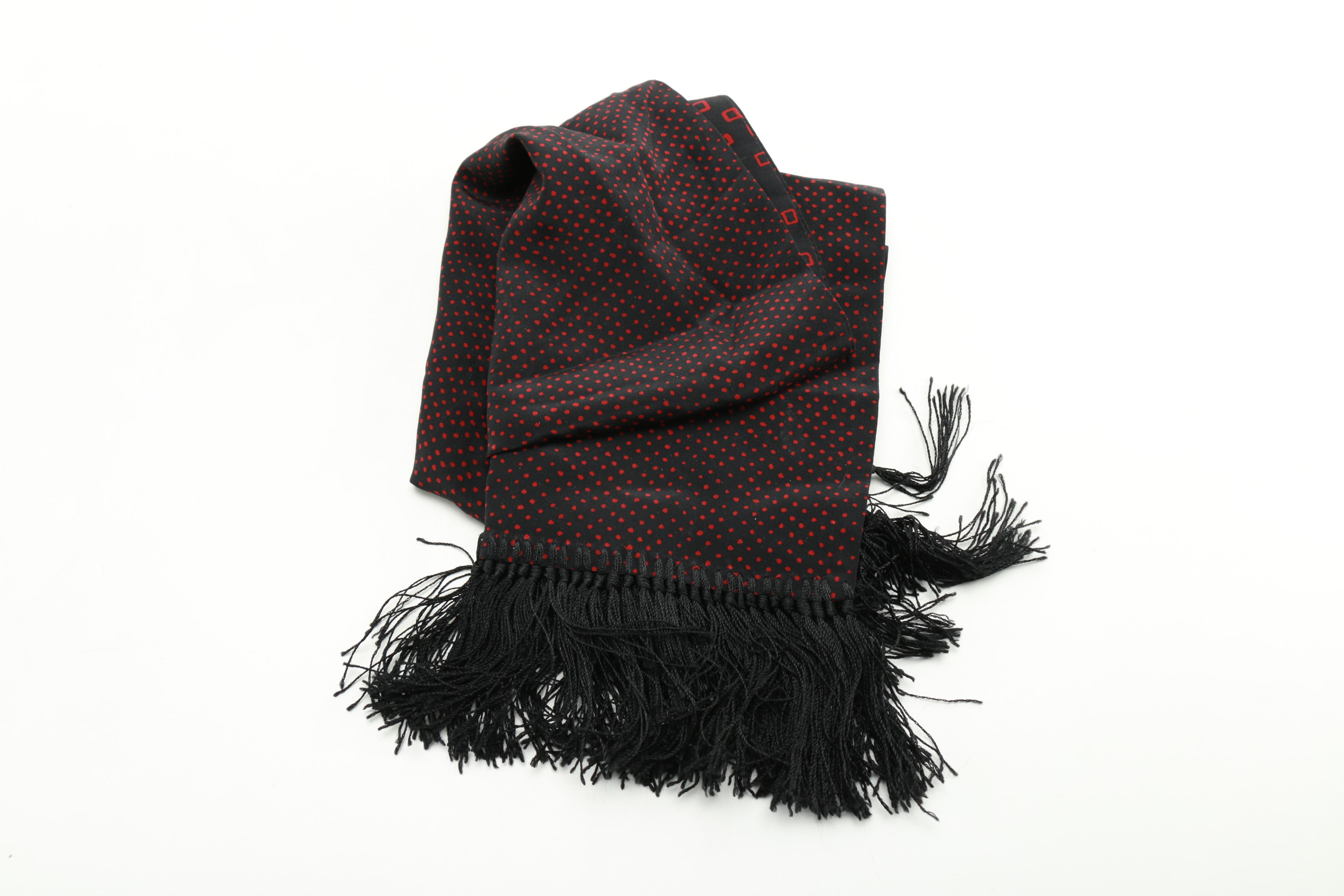 Prada Tie and Vintage Scarf