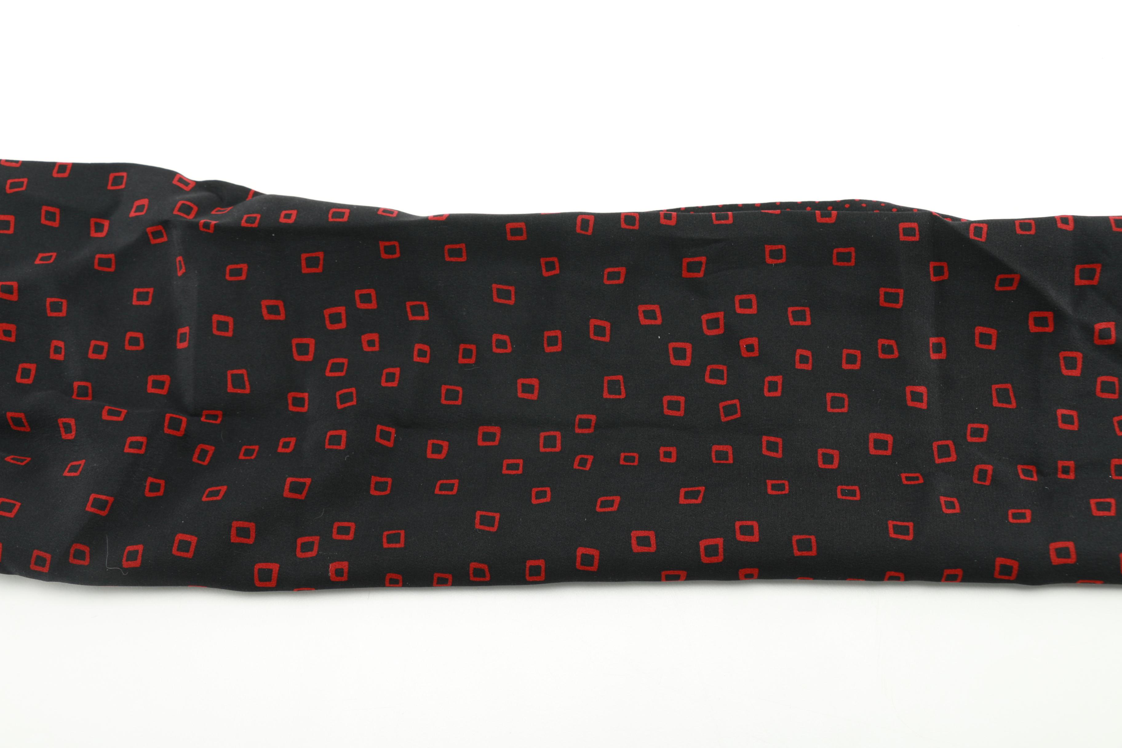 Prada Tie and Vintage Scarf