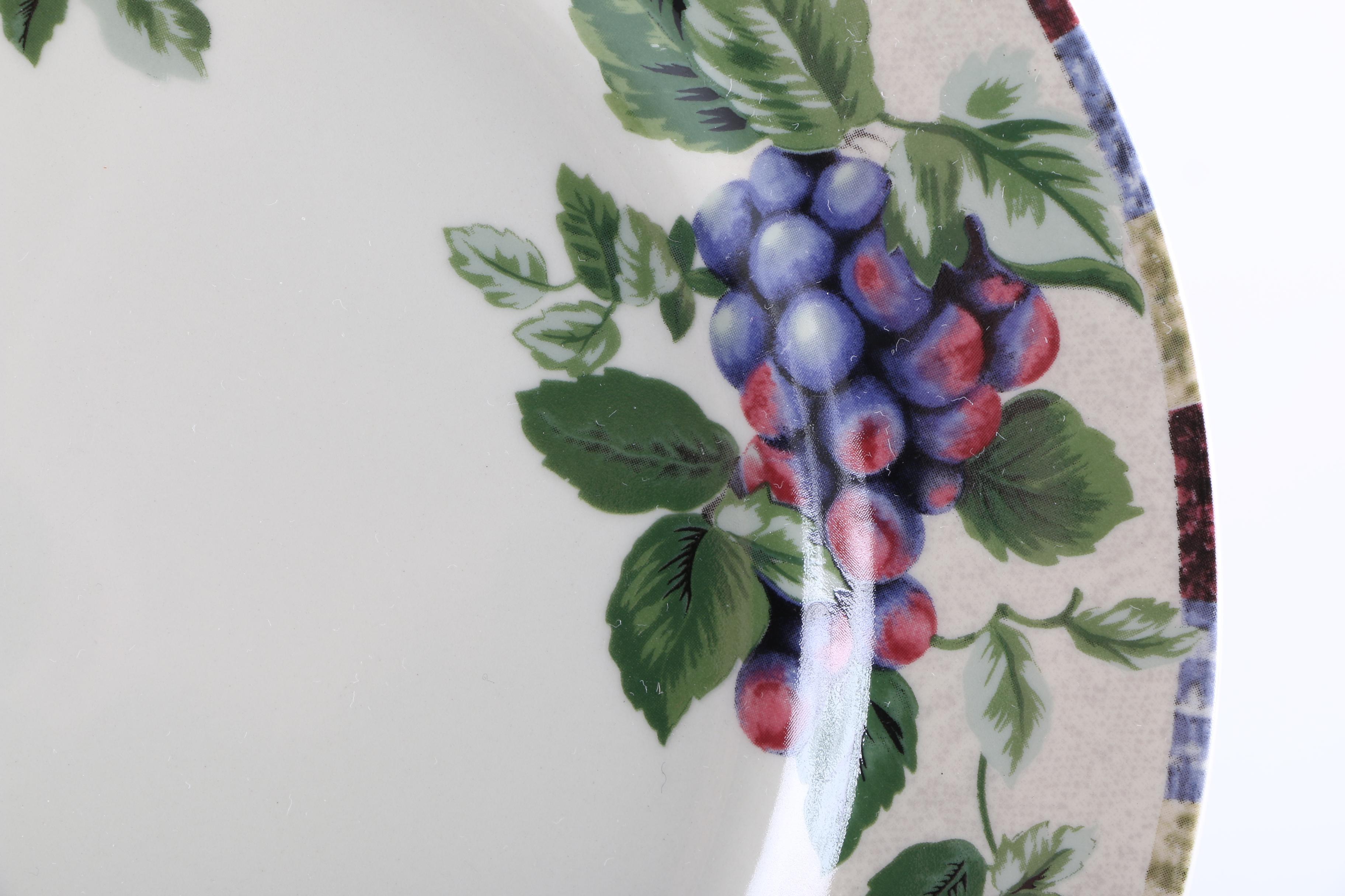 Selection of "Sakura by Oneida" Stoneware Plates