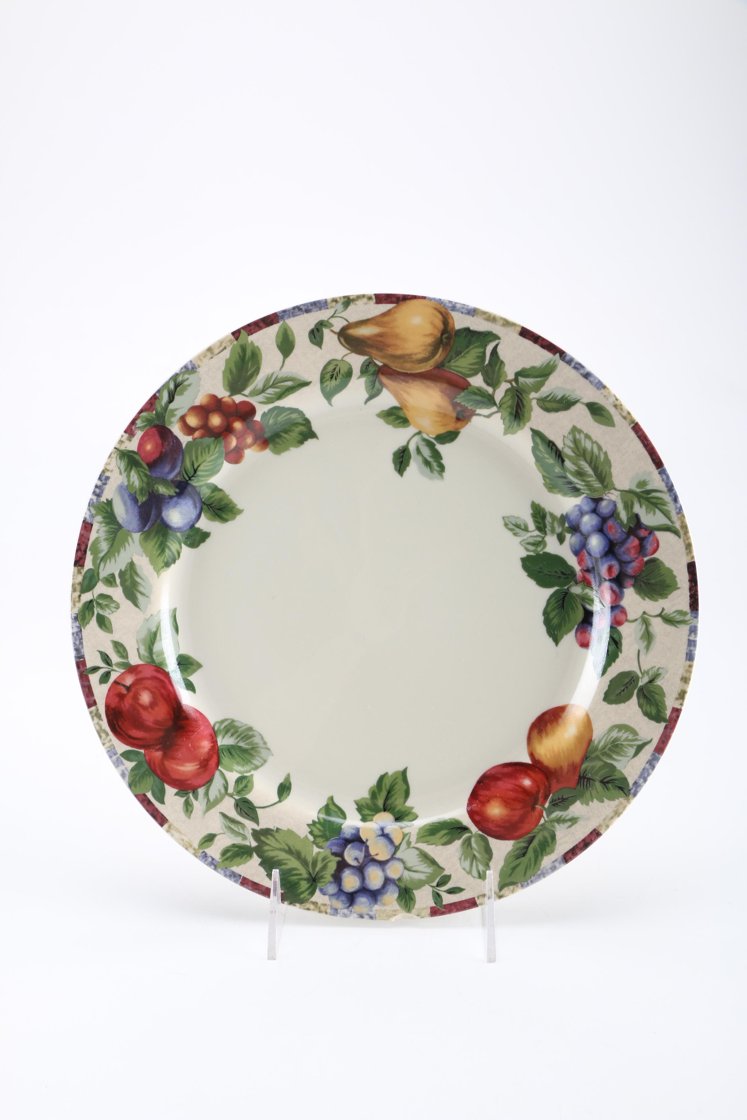 Selection of "Sakura by Oneida" Stoneware Plates