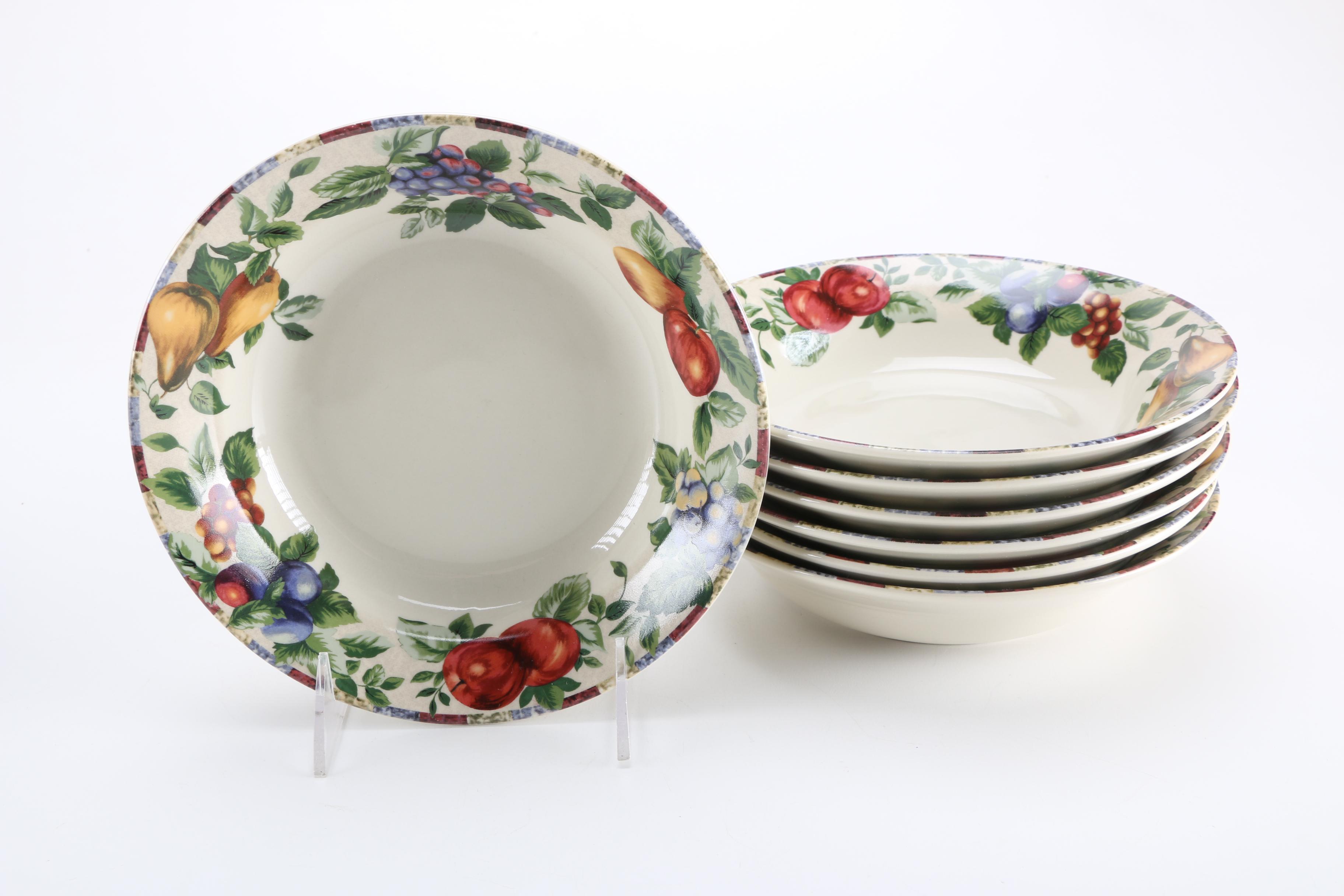 Selection of "Sakura by Oneida" Stoneware Plates