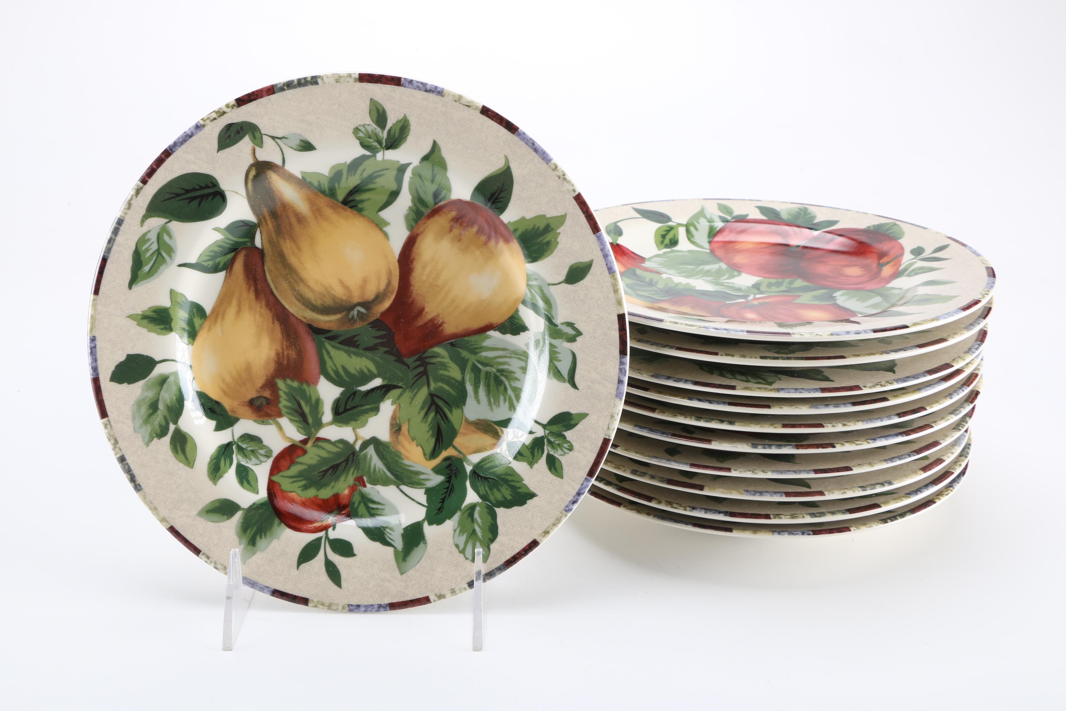 Selection of "Sakura by Oneida" Stoneware Plates