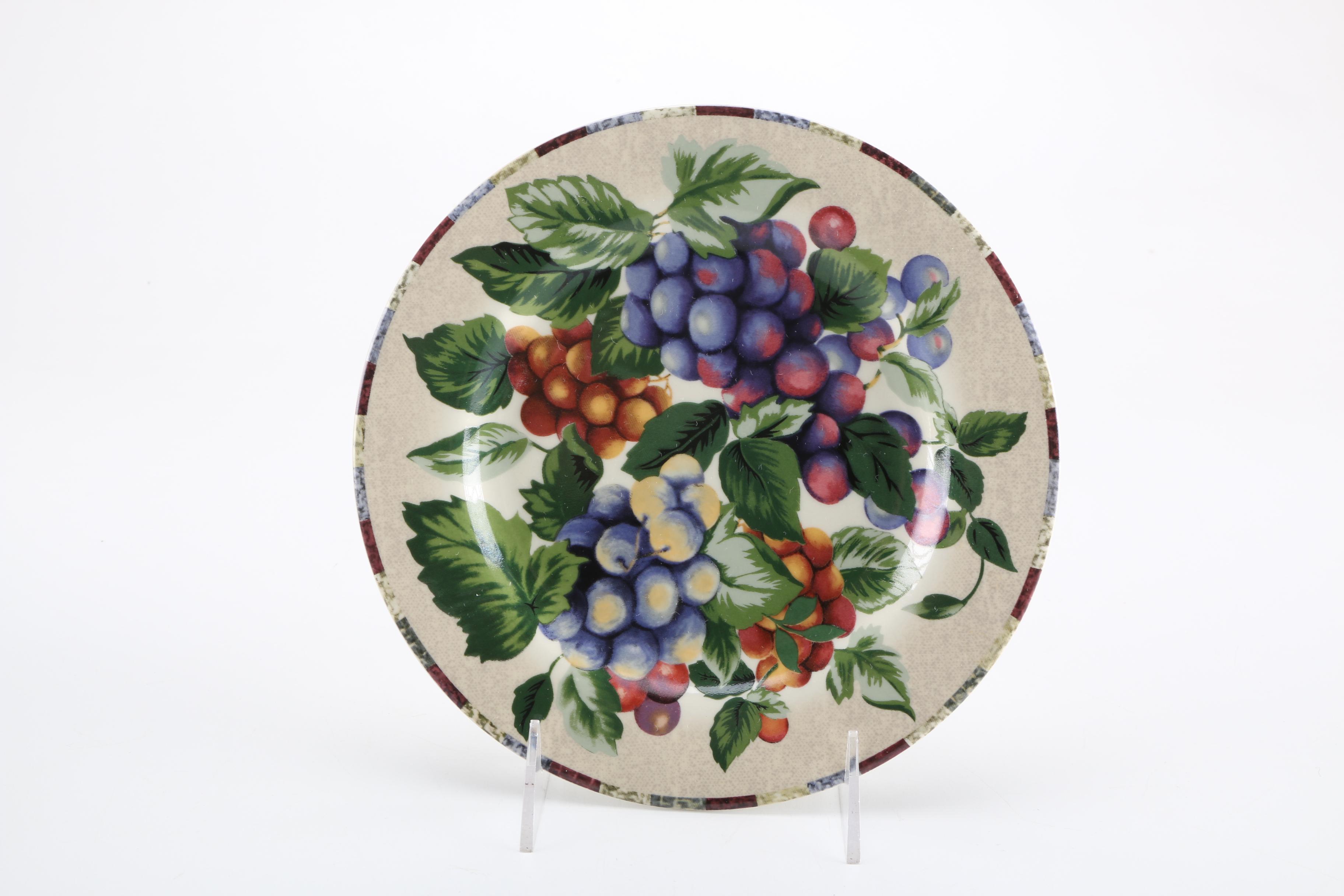 Selection of "Sakura by Oneida" Stoneware Plates