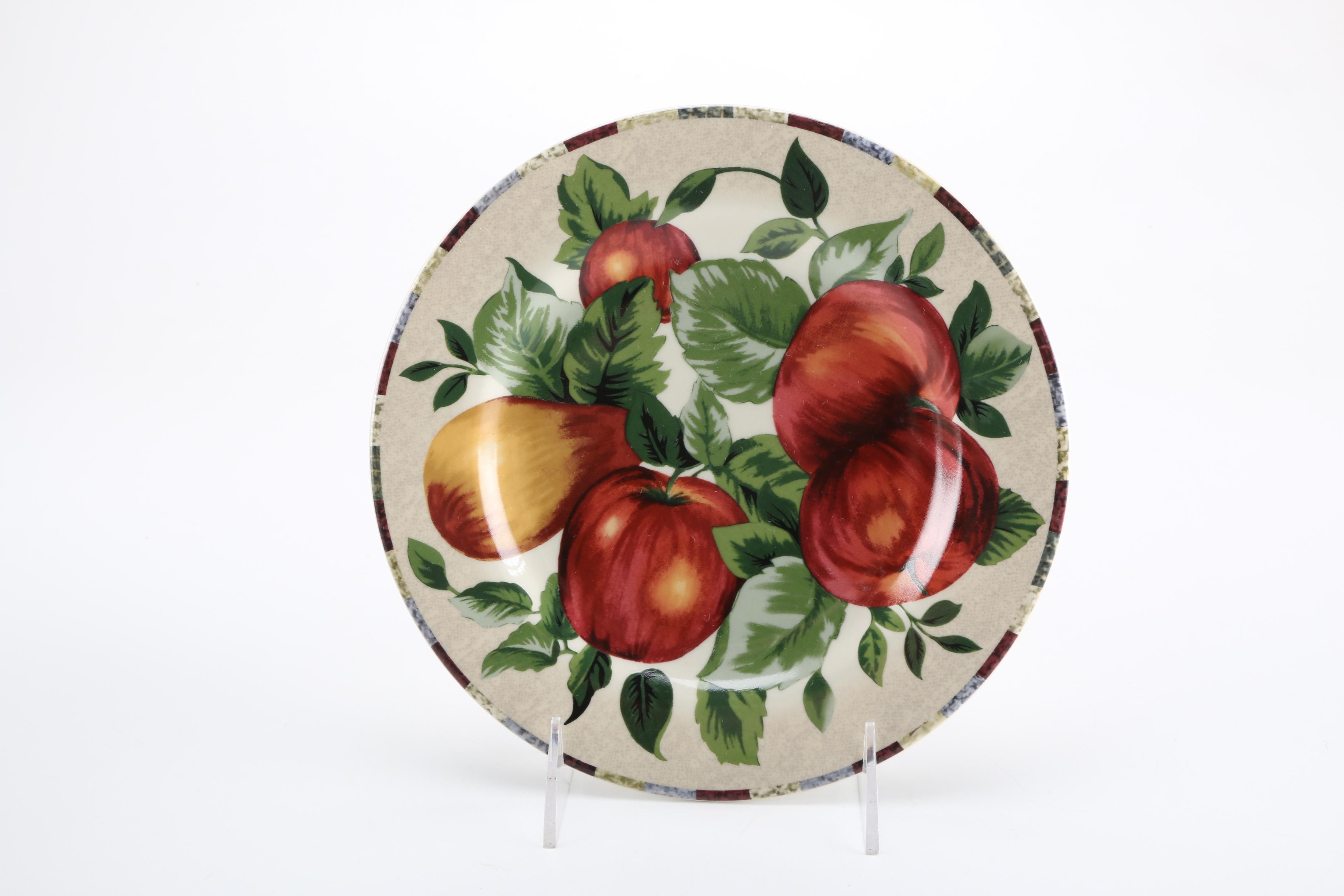 Selection of "Sakura by Oneida" Stoneware Plates