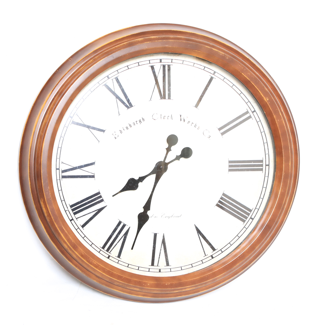 Edinburgh Clock Works Co. Wall Clock