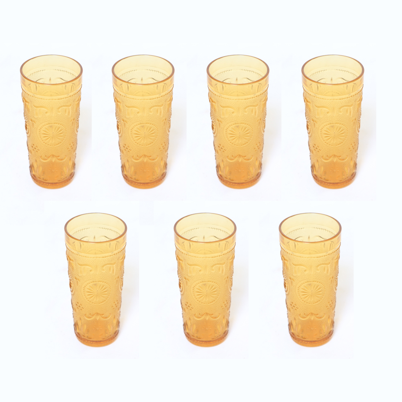 Set of Mid-Century Depression Glass