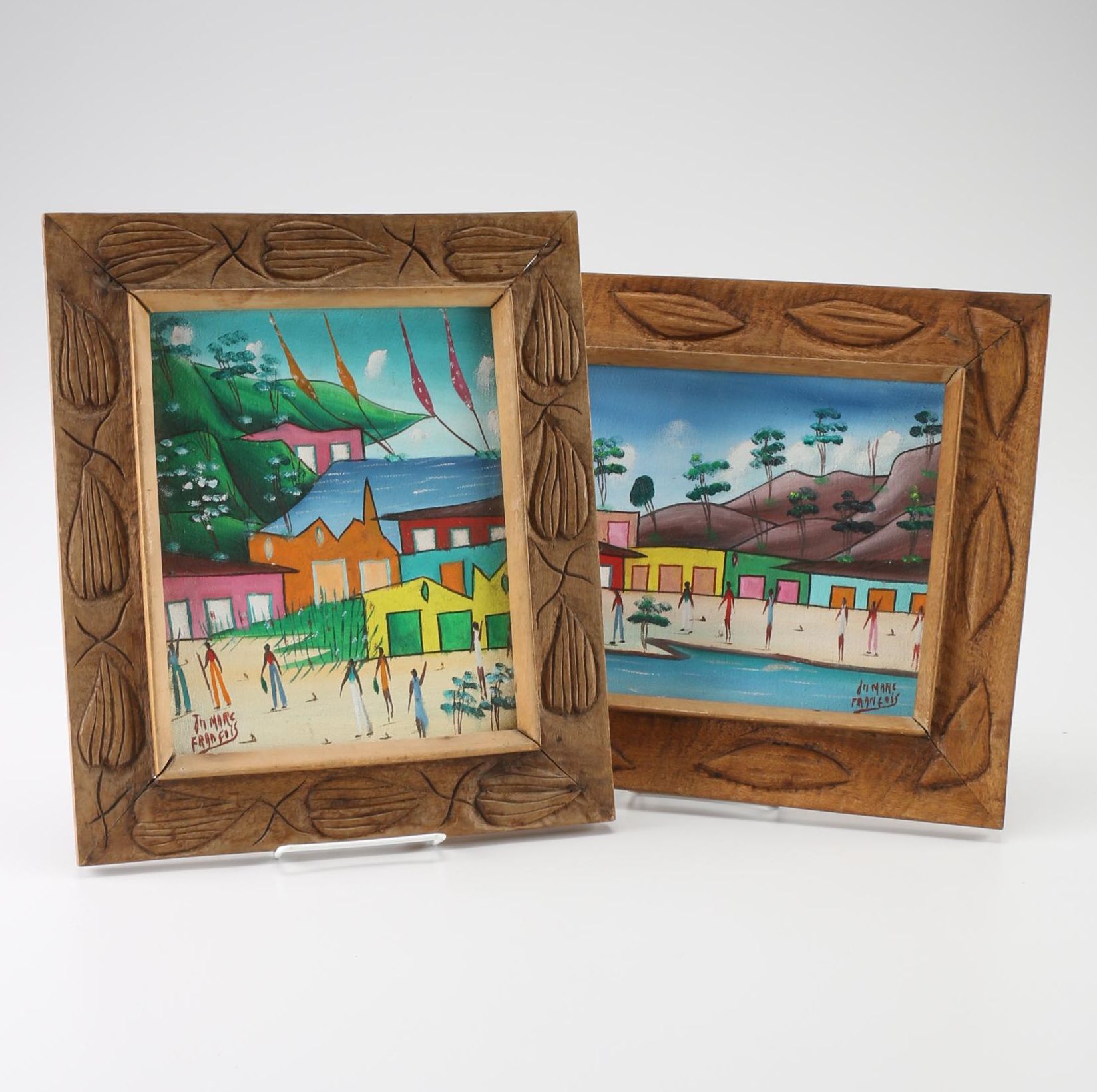 Jean Marc Francois Oil Paintings of Scenes of Haiti