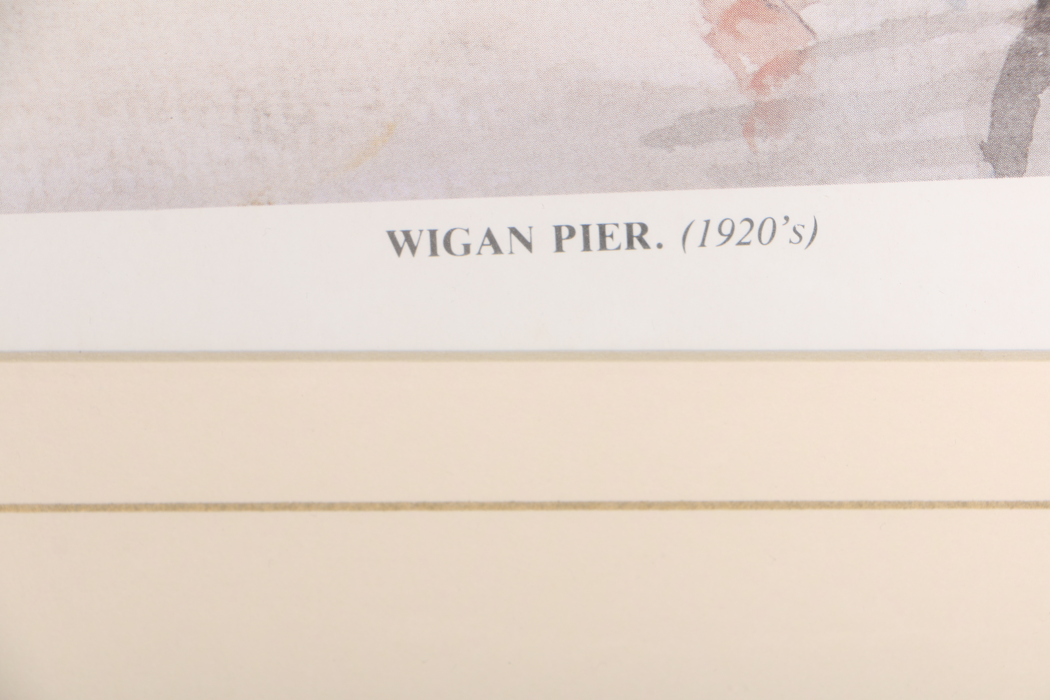 Offset Lithograph After Harry Walder "Wigan Pier"