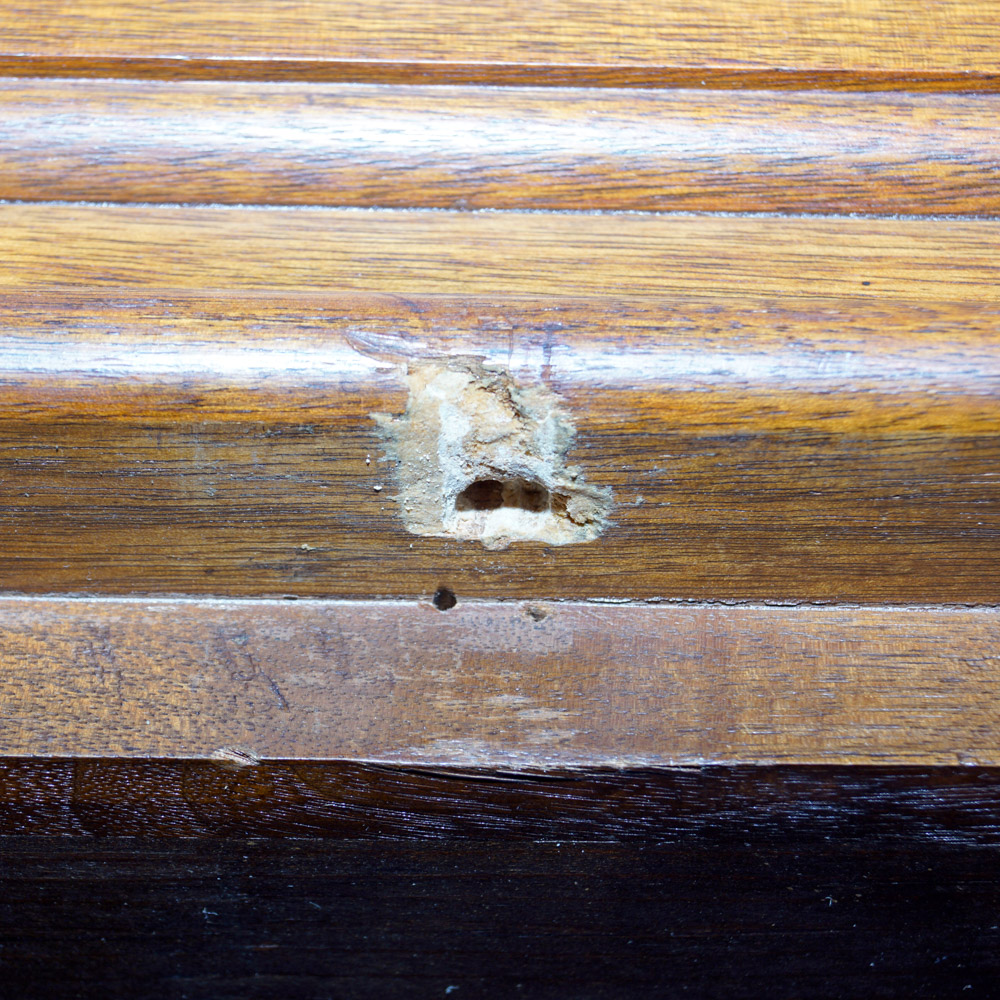 Antique Wood Display Cabinet