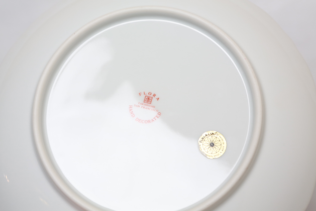 Two Sets of Asian Inspired Dessert Plates