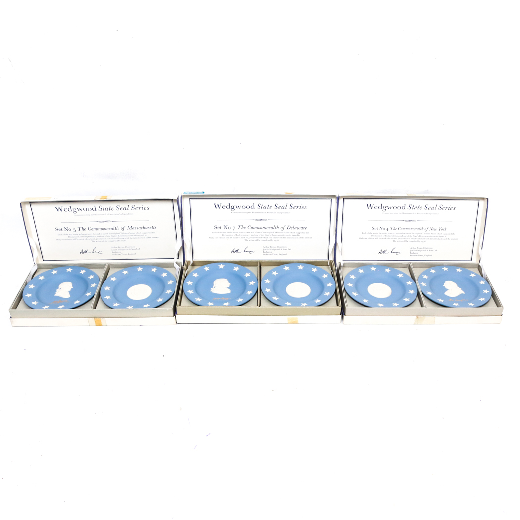 Vintage Wedgwood "State Seal Series" Plates