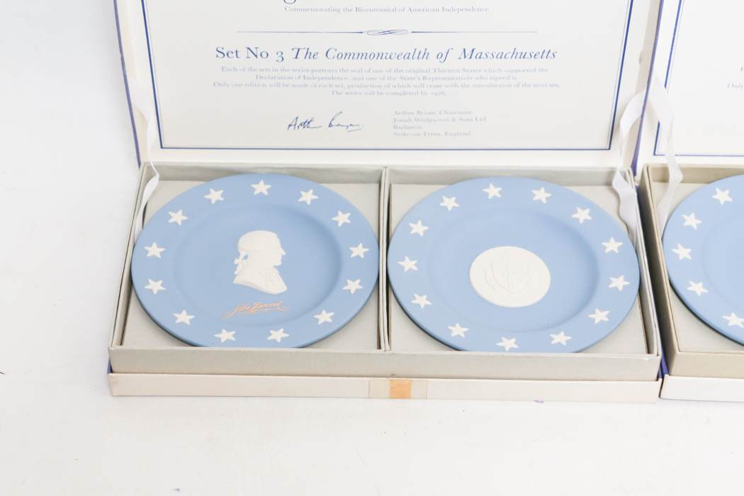 Vintage Wedgwood "State Seal Series" Plates