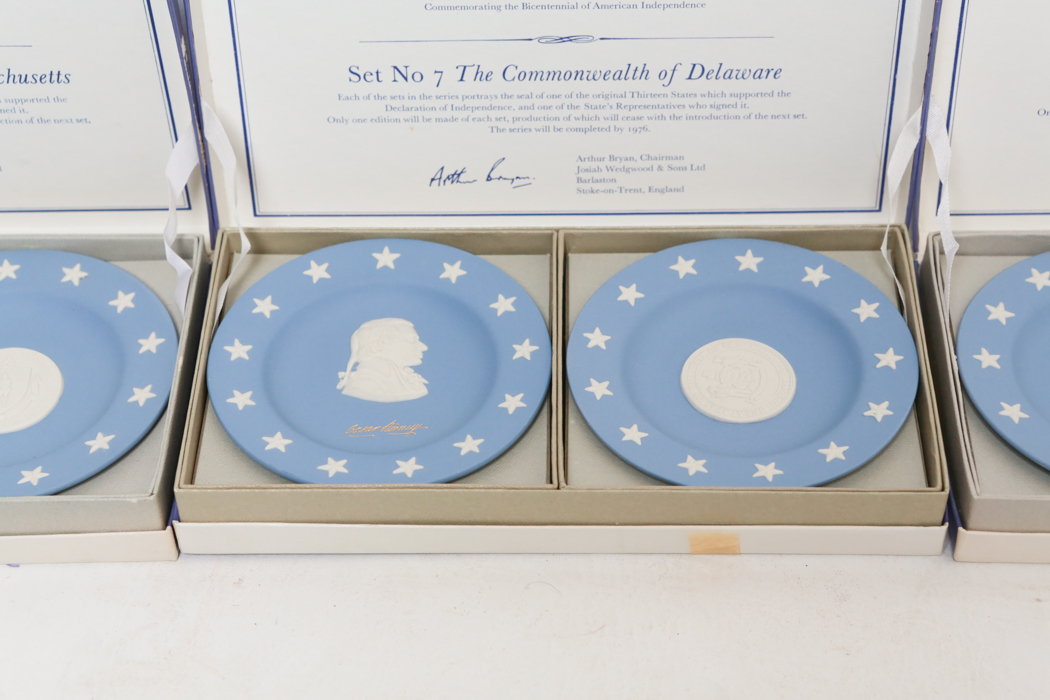 Vintage Wedgwood "State Seal Series" Plates