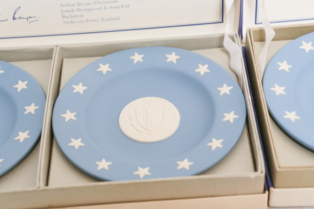 Vintage Wedgwood "State Seal Series" Plates