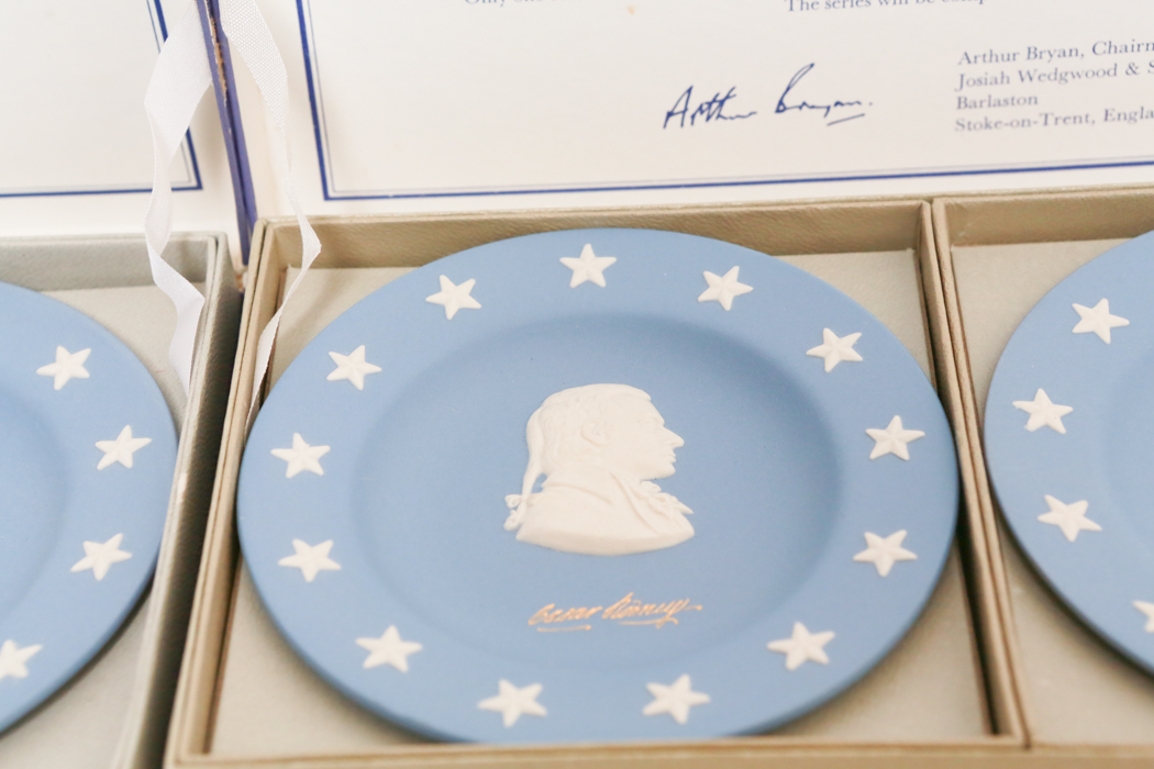 Vintage Wedgwood "State Seal Series" Plates