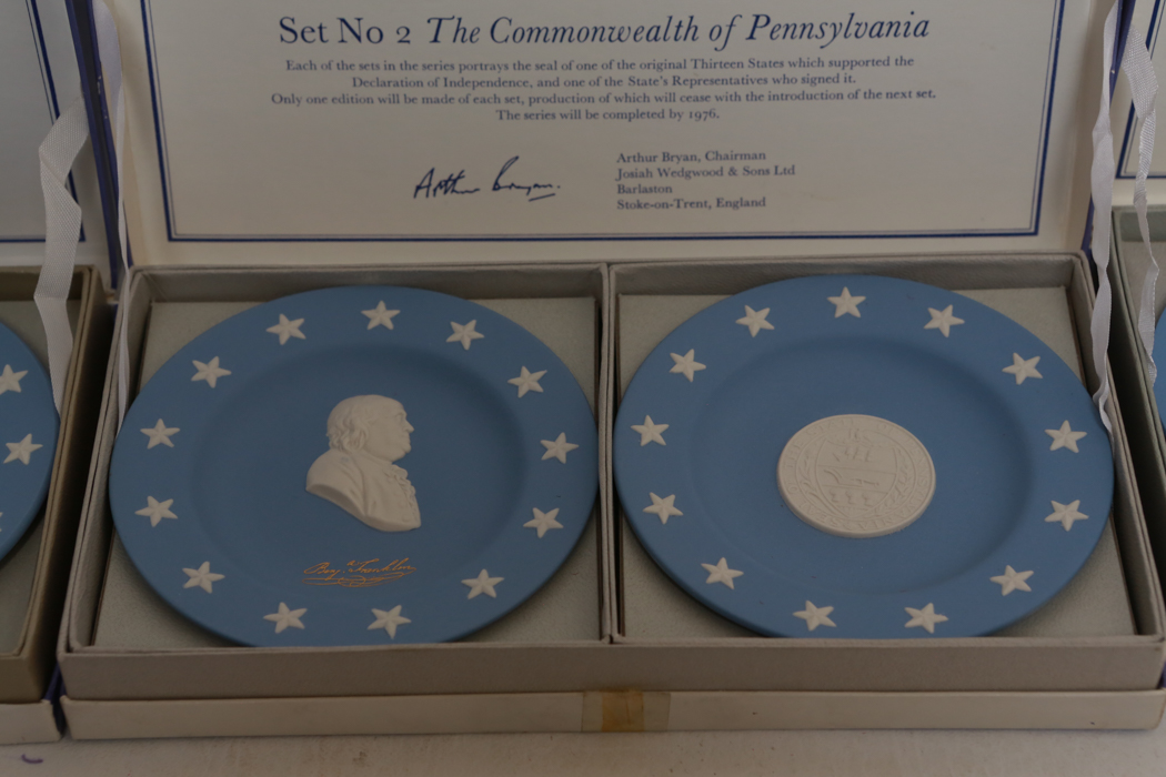 Vintage Wedgwood "State Seal Series" Plates