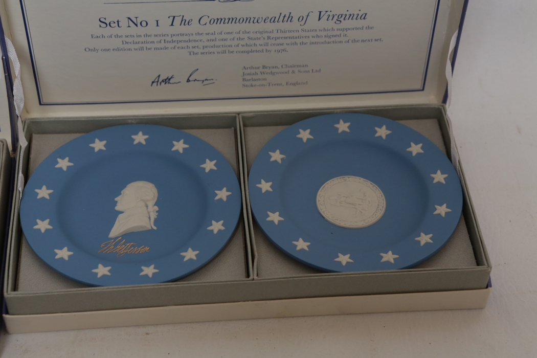 Vintage Wedgwood "State Seal Series" Plates