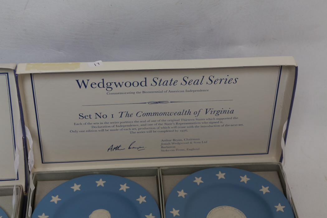 Vintage Wedgwood "State Seal Series" Plates