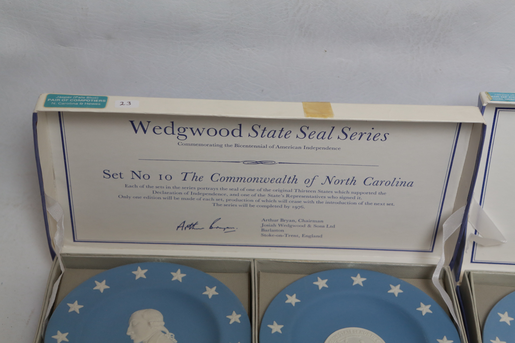 Vintage Wedgwood "State Seal Series" Plates