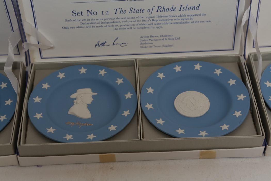 Vintage Wedgwood "State Seal Series" Plates