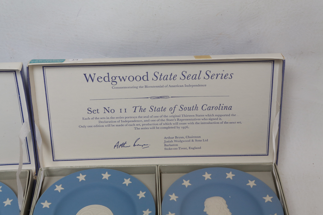 Vintage Wedgwood "State Seal Series" Plates