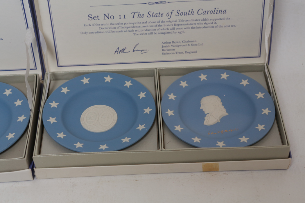 Vintage Wedgwood "State Seal Series" Plates