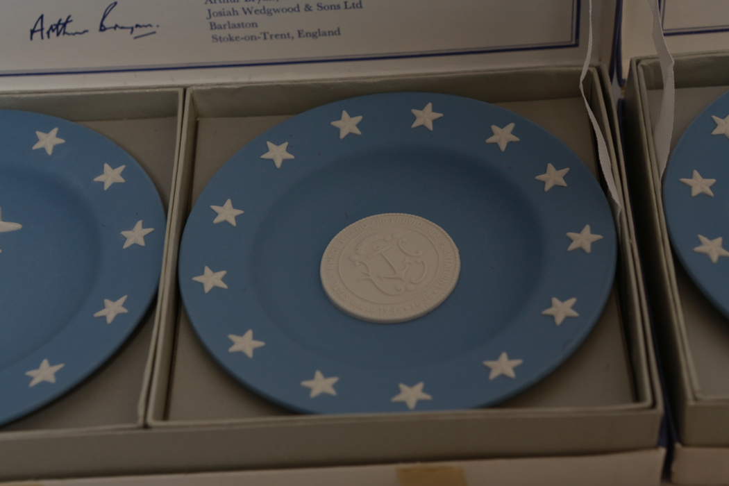 Vintage Wedgwood "State Seal Series" Plates
