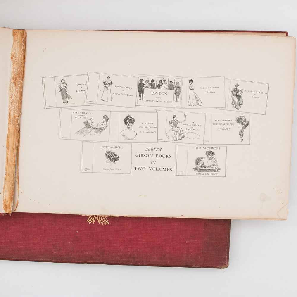 Antique Collection of Charles Dana Gibson Books