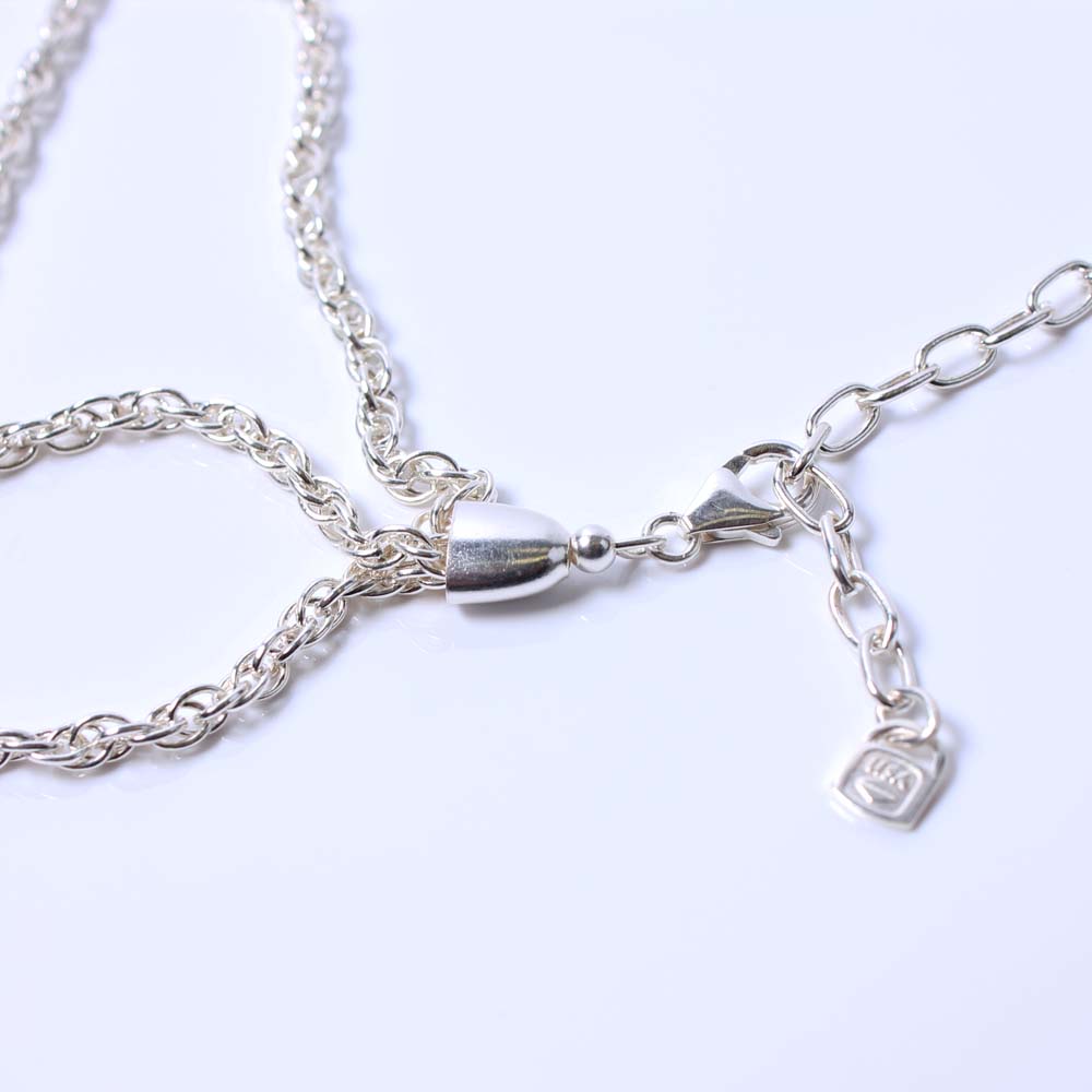Three Sterling Silver Link Chains