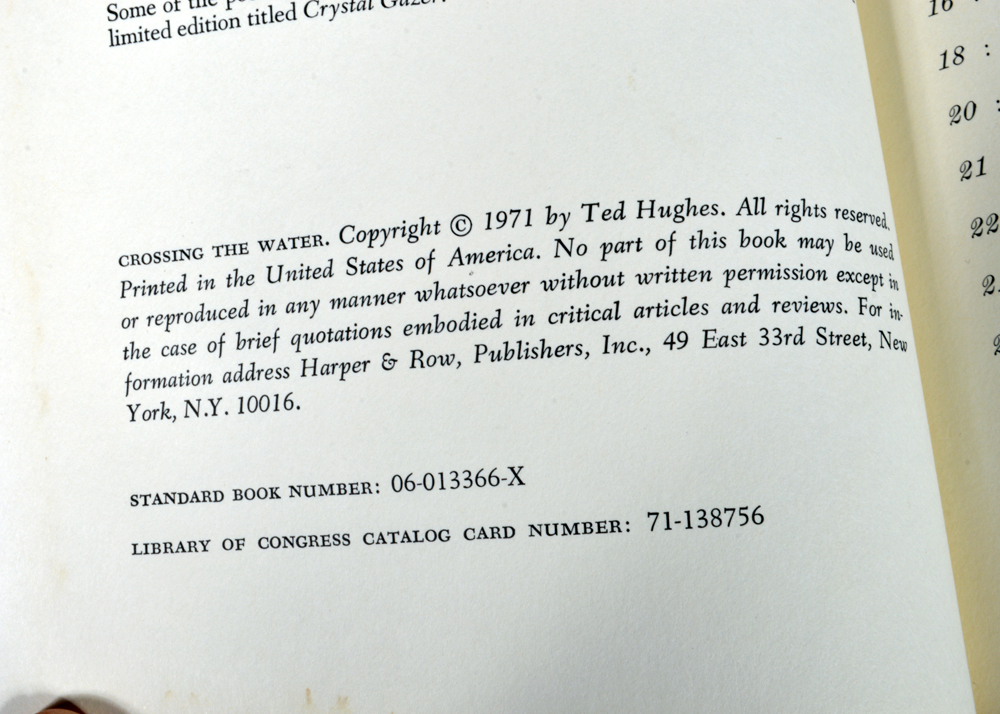 Pair of Sylvia Plath Books