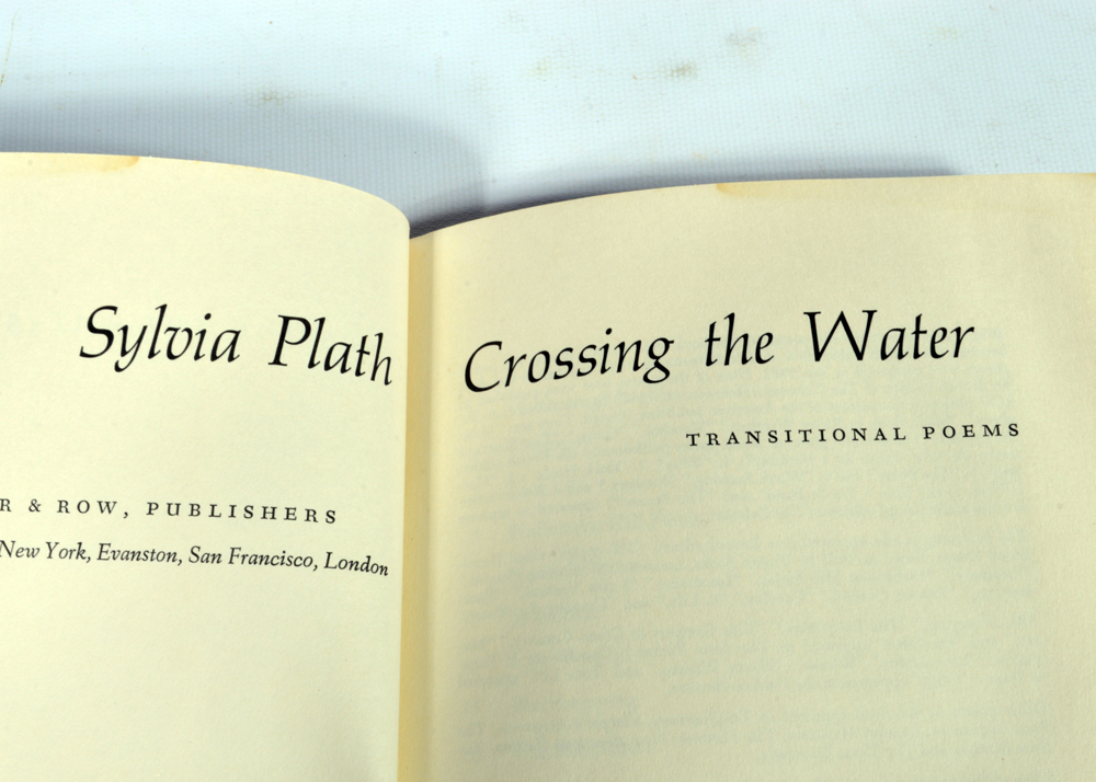 Pair of Sylvia Plath Books