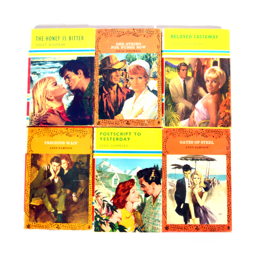 Six Vintage Hardcover Novels