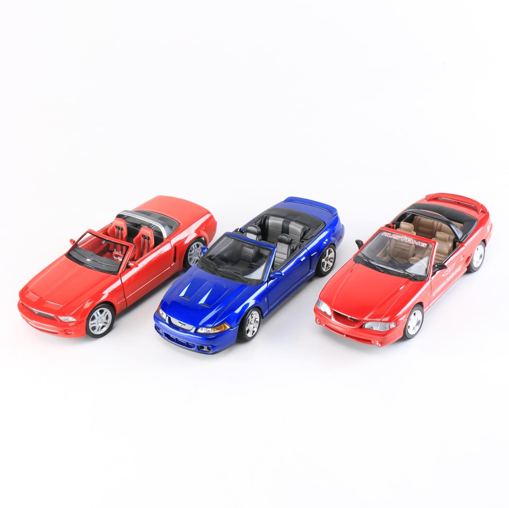 Collection of Ford Mustang Die-Cast Cars