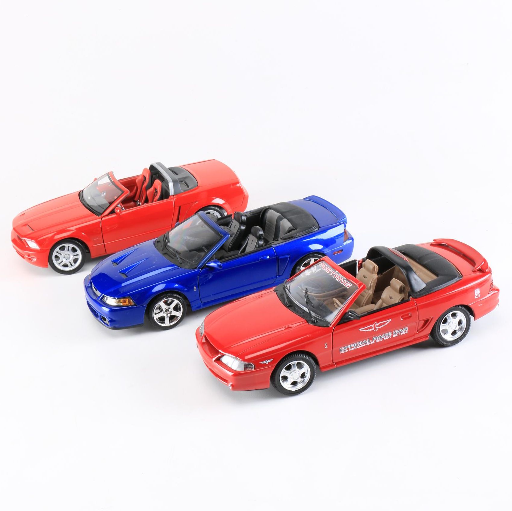 Collection of Ford Mustang Die-Cast Cars