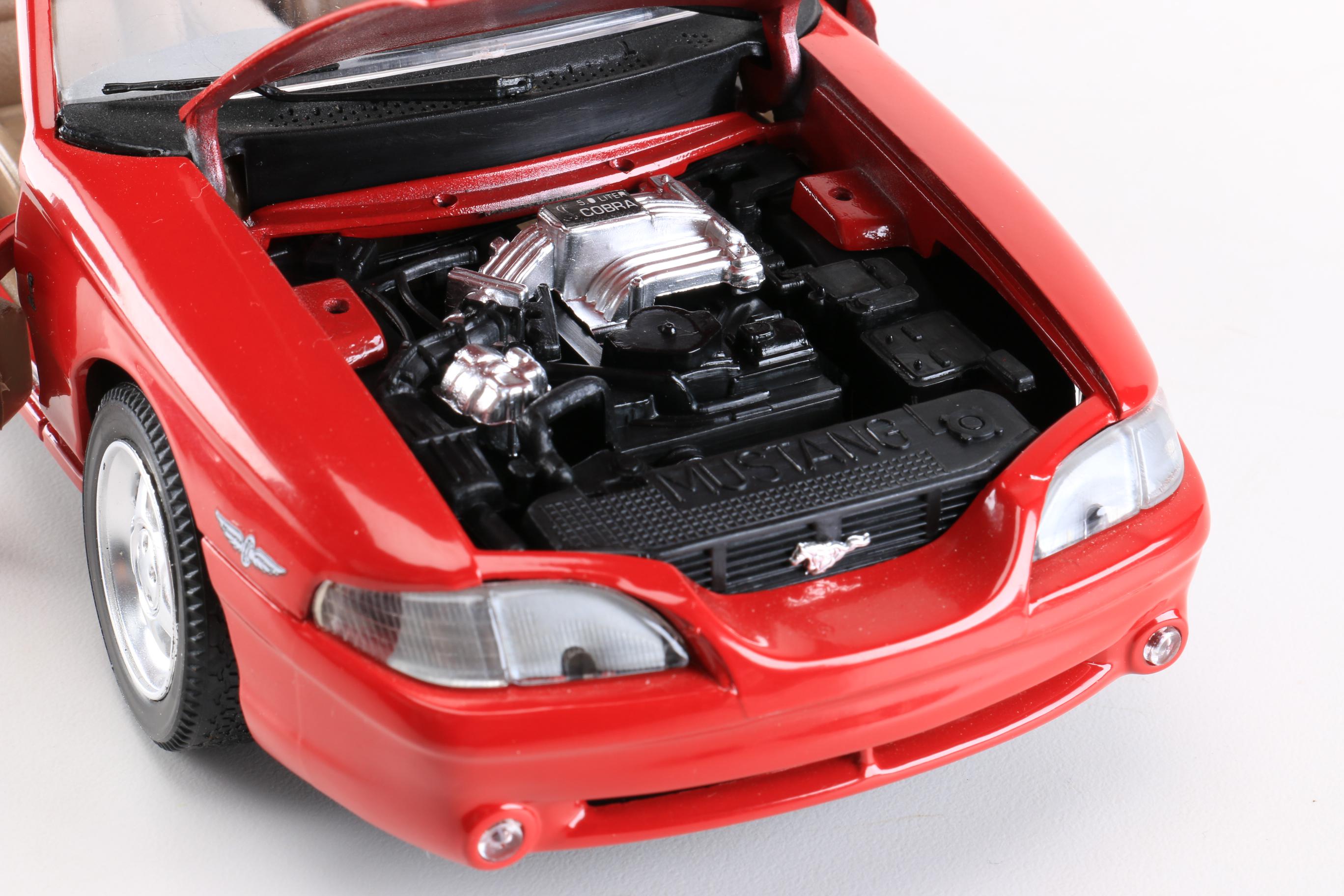 Collection of Ford Mustang Die-Cast Cars