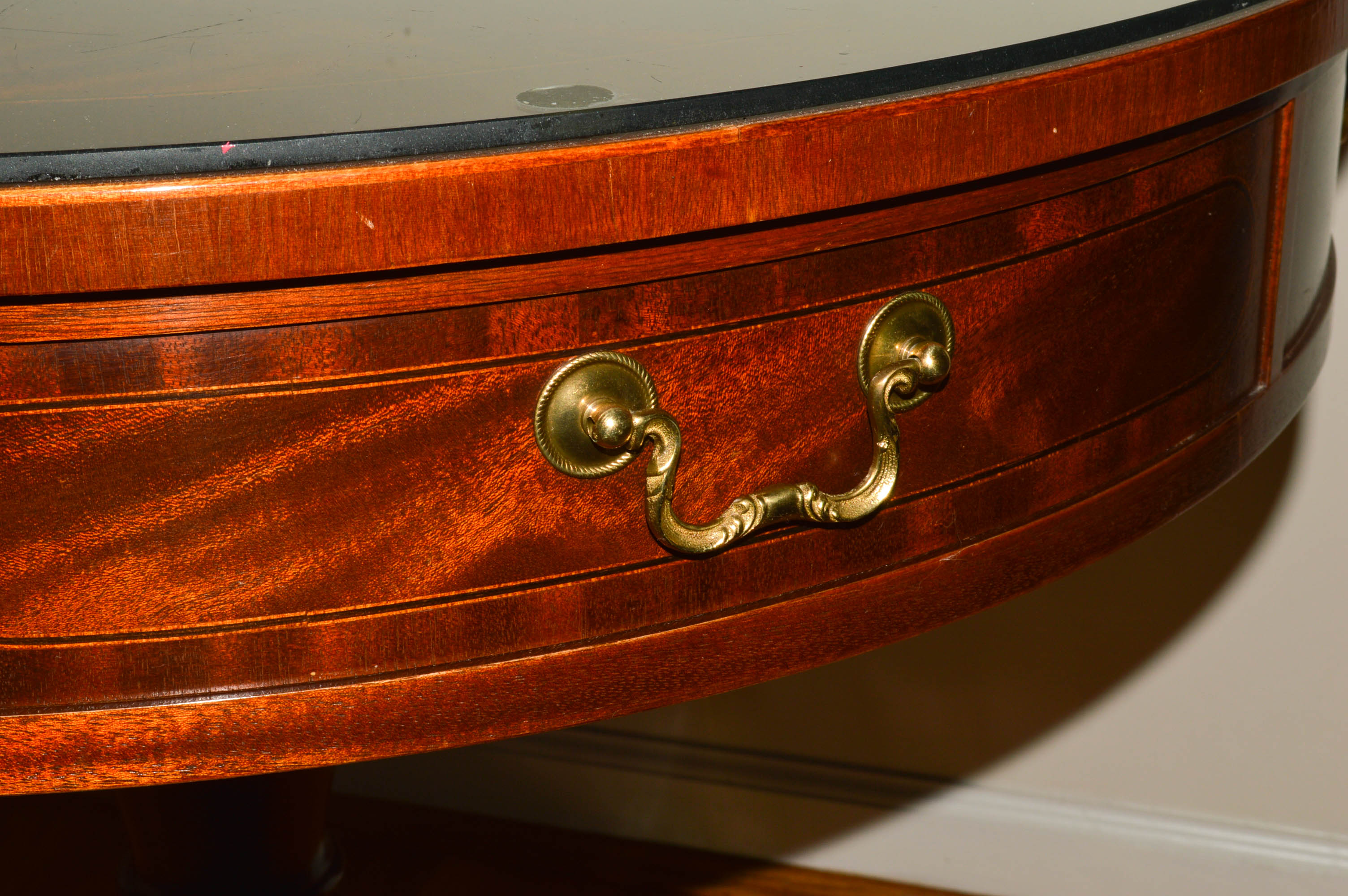 Baker Furniture Duncan Phyfe Style Drum Table